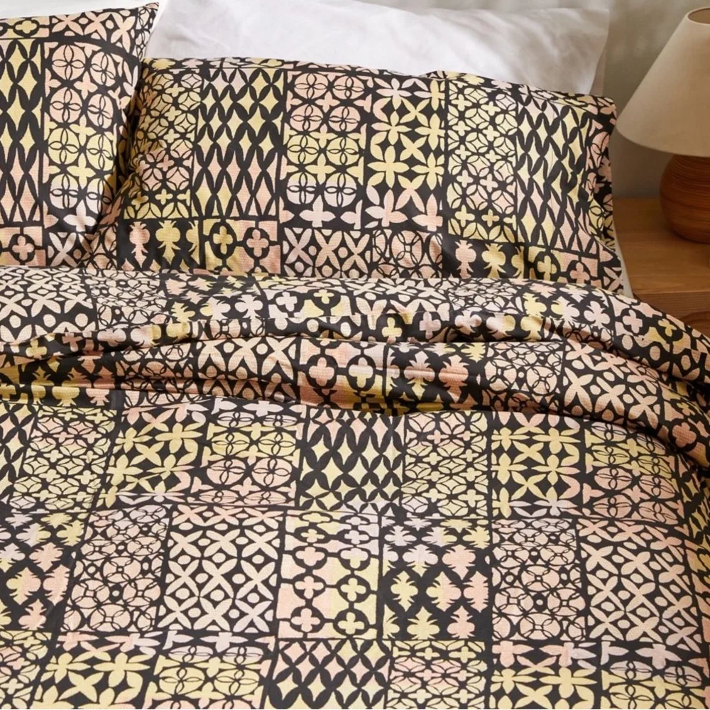 Cool Geometric Full/ Queen Duvet Cover